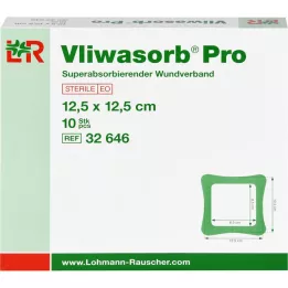 VLIWASORB Pro superabsorb.comp.estéril 12,5x12,5 cm, 10 uds