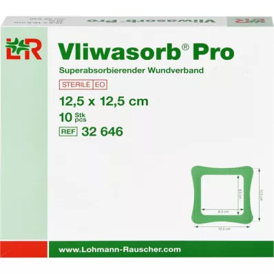 VLIWASORB Pro superabsorb.comp.estéril 12,5x12,5 cm, 10 uds
