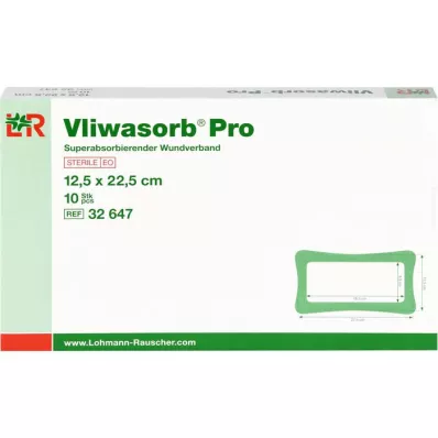 VLIWASORB Pro superabsorb.comp.estéril 12,5x22,5 cm, 10 uds