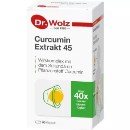 CURCUMIN EXTRAKT 45 cápsulas Dr.Wolz, 90 unidades