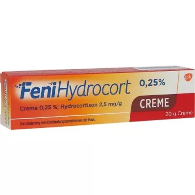 FENIHYDROCORT Crema 0,25%, 20 g