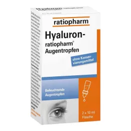 HYALURON-RATIOPHARM Gotas para los ojos, 2X10 ml
