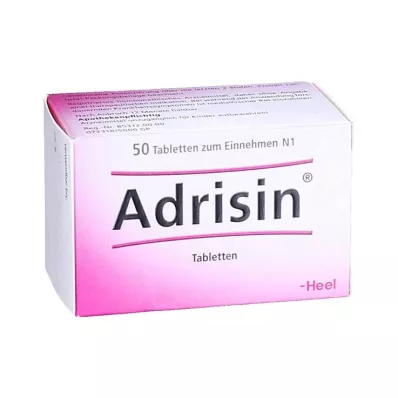 Tabletas de adrisin, 50 piezas