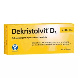 DEKRISTOLVIT D3 2.000 comprimidos I.U., 30 uds