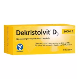 DEKRISTOLVIT D3 2.000 U.I. comprimidos, 90 uds