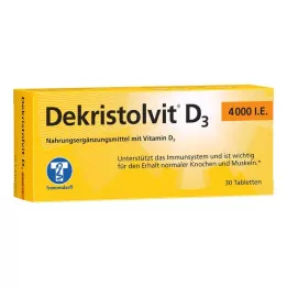 DEKRISTOLVIT D3 4.000 comprimidos I.U., 30 uds