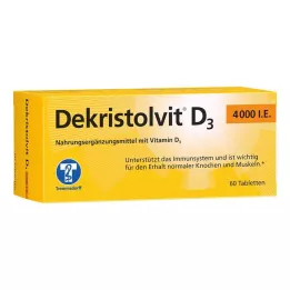 DEKRISTOLVIT D3 4.000 U.I. comprimidos, 60 uds