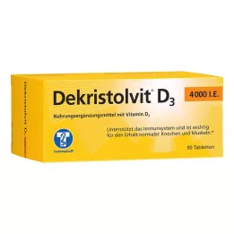 DEKRISTOLVIT D3 4.000 U.I. comprimidos, 90 uds