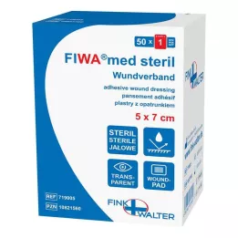 WUNDVERBAND estéril 5x7 cm transparente, 50 uds