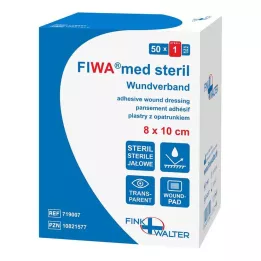 WUNDVERBAND estéril 8x10 cm transparente, 50 uds