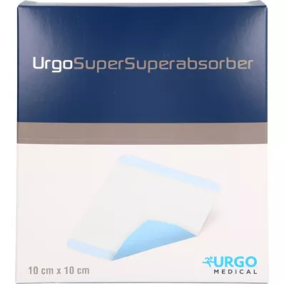 URGOSUPERSUPERABSORBER 10x10 cm vendaje, 10 piezas