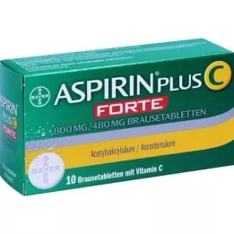 ASPIRIN plus C forte 800 mg/480 mg comprimidos efervescentes, 10 uds