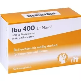 IBU 400 comprimidos recubiertos Dr.Mann, 50 unidades