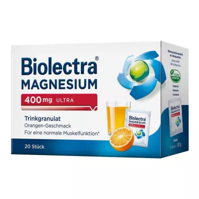 BIOLECTRA Magnesio 400 mg ultra Trinkgran.Orange, 20 uds