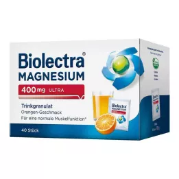 BIOLECTRA Magnesio 400 mg ultra Trinkgran.Orange, 40 uds