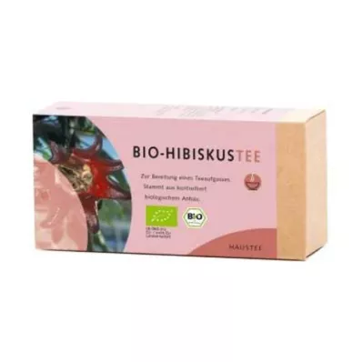 Bolsas de filtro orgánico de té de hibisco, 25 piezas