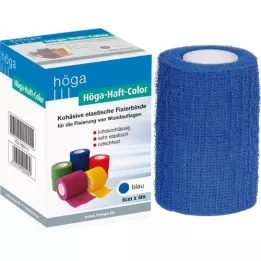 HÖGA-HAFT Cinta de fijación de color 8 cm x 4 m azul, 1 ud