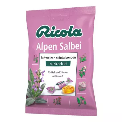 Dulces de salvia alpina sin azúcar Ricola, 75 g
