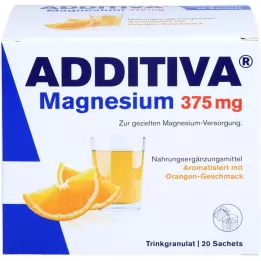 ADDITIVA Magnesio 375 mg Sobres Naranja, 20 uds