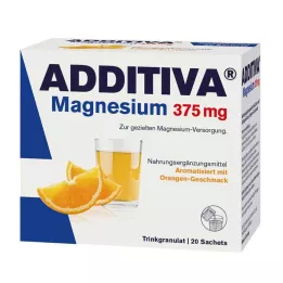 ADDITIVA Magnesio 375 mg Sobres Naranja, 20 uds