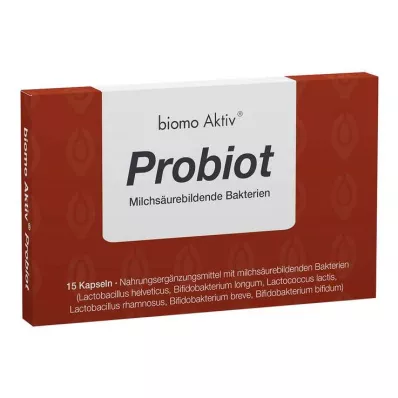 Biomo Active Probiot Cápsulas, 15 ST