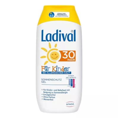 LADIVAL Gel para pieles alérgicas infantiles LSF 30, 200 ml