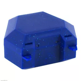 ZAHNSPANGENBOX con cordón azul con purpurina, 1 ud