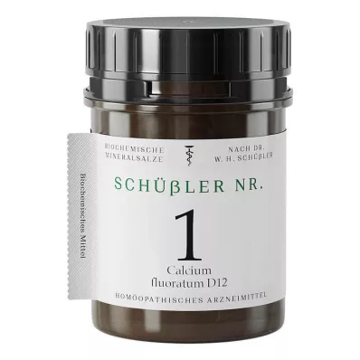 Schüssler No.1 Tabletas de calcio fluoratum D12, 400 piezas