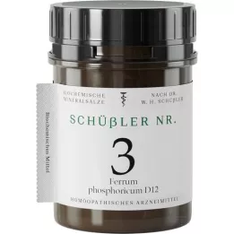 SCHÜSSLER No.3 Ferrum phosphoricum D 12 Comprimidos, 400 uds