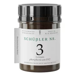 SCHÜSSLER No.3 Ferrum phosphoricum D 12 Comprimidos, 400 uds