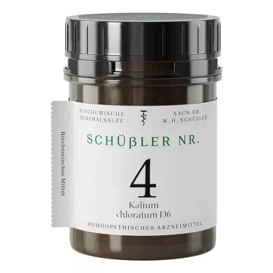 Schüssler No.4 Cloratum de potasio D 6 tabletas, 400 st