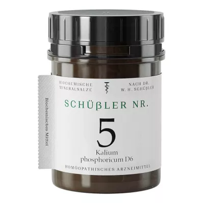 Schüssler No.5 Kalium Phosphoricum D 6 tabletas, 1000 piezas