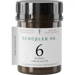 SCHÜSSLER NR.6 Kalium sulphuricum D 6 comprimidos, 1000 uds