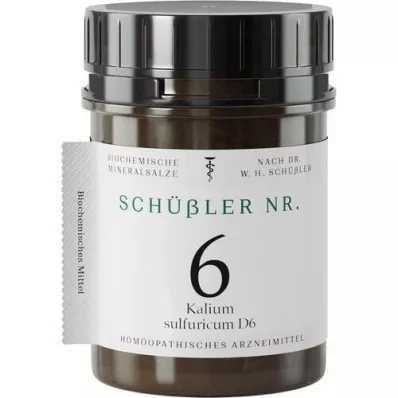 SCHÜSSLER NR.6 Kalium sulphuricum D 6 comprimidos, 1000 uds