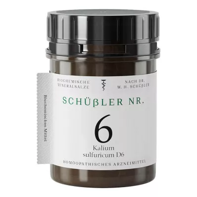 Schüssler No.6 Kalium sulfuricum D 6 tabletas, 1000 st