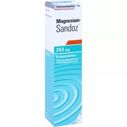 MAGNESIUM SANDOZ 243 mg Comprimidos efervescentes, 20 uds