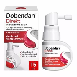 DOBENDAN Flurbiprofeno Directo Spray 8,75mg/dos.boca, 15 ml