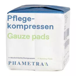 PFLEGEKOMPRESSEN Tela no tejida 10x10 cm no estéril 4 pliegues, 100 uds