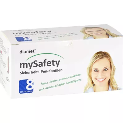 DIAMET mySafety bolígrafo de seguridad Kan.31 G 0.25x8 mm, 100 uds