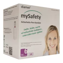 DIAMET mySafety bolígrafo de seguridad Kan.31 G 0.25x6 mm, 100 uds