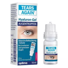 TEARS AGAIN® Gotas para los ojos en gel Hyaluron, 10 ml