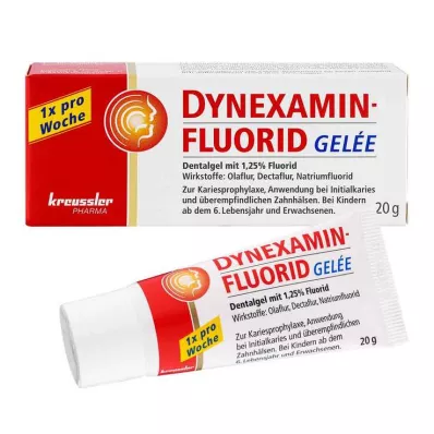 DYNEXAMINFLUORID Gel dental de gelatina, 20 g