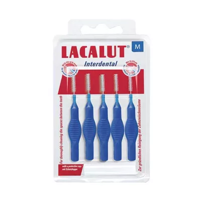 Lacalut Interdental M cepillo diámetro 3,0 mm, 5 piezas