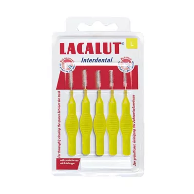 Lacalut Interdental L cepillo diámetro 4,0 mm, 5 piezas