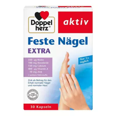 Doppelherz uñas sólidas cápsulas extra, 30 st Doppelherz uñas sólidas cápsulas extra, 30 st