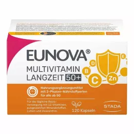 EUNOVA Cápsulas 50+ de larga duración, 120 uds