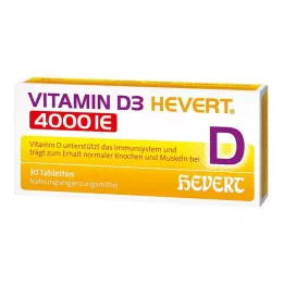 VITAMIN D3 HEVERT 4.000 comprimidos I.U., 30 uds