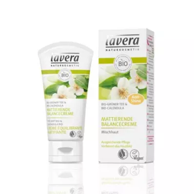 LAVERA crema equilibrante mate de té verde, 50 ml