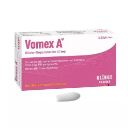 VOMEX A Supositorios Infantiles 40 mg, 5 uds