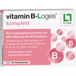 VITAMIN B-LOGES comprimidos recubiertos completos, 60 uds